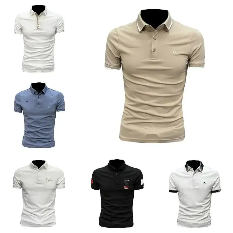 Herren Golf-Custom-Polo-Hemd Volldruck Großhandel atmungsaktiv schnell trocknend Garantie Qualität Polo-Hemd