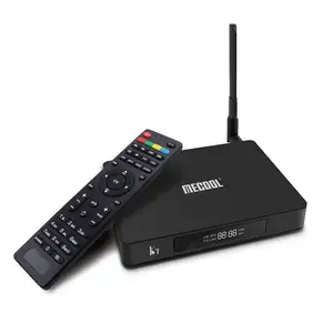 MECOOL K7 مربع التلفزيون الذكية الروبوت 9.0 Amlogic S905x2 2.4G 5G واي فاي LAN 10/100M 4GB 64GB DVB S2/S DVB T2/T DVB C مربع التلفزيون