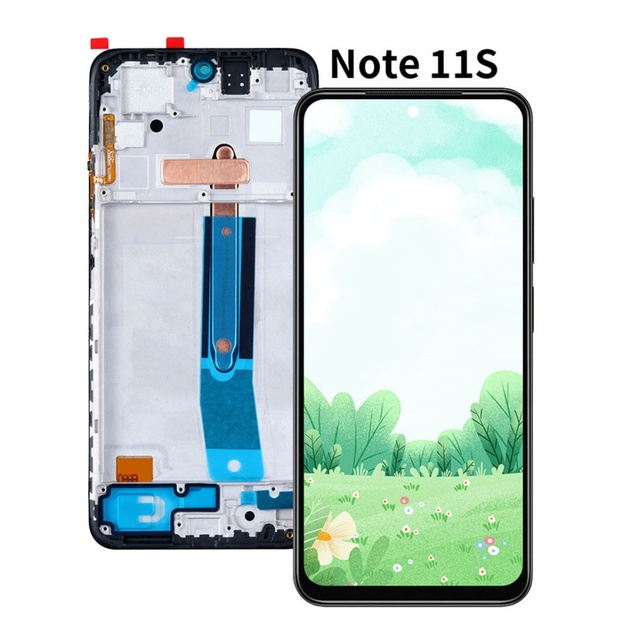 Wholesale Incell Mobile Phone LCD Screen With Frame Replacement Spare Parts Display for Xiaomi Redmi Note 11S