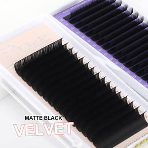 स्प मखमली लश लशका विस्तार 7 0.03 0.05 7 खंड रेशम व्यक्तिगत पलक विस्तार ट्रे - Product Image 1