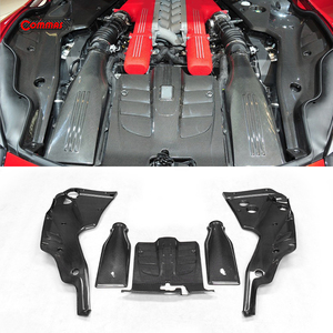 Kit de cubierta de bloqueo de caja de aire interior para motor de coche, de fibra de carbono seca, estilo OEM de alta calidad, para Ferrari F12 - Product Image 3