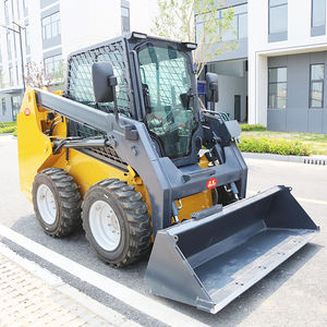 Cargador de jardín para granja doméstica, pala frontal, 4x4, cubo eléctrico, cargador de dirección deslizante con orugas con argumento - Product Image 3