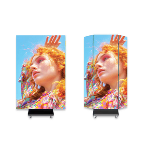 Factory Direct Hot Sale D-KING P1.86 Foldable Floor <b>Stand</b> LED Poster for World Cup Shopping Mall Commercial Advertising - Product Image 2