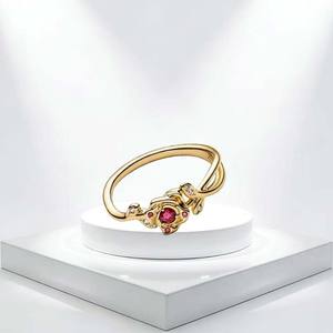 Nuevo Anillo de Plata 925 con Doble Hilera de Corazones Brillantes, Gota de Agua, Flor de Pera Azul y Corona de Lazo, Joyería DIY Exquisita 2026 - Product Image 3