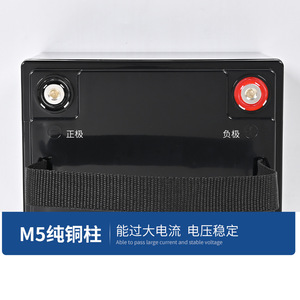 Boîtier de batterie au lithium détachable 12V 38AH ABS à clipser, grande boîte de rangement pour conversion plomb vers lithium 198*166*170MM - Product Image 4