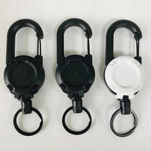 Premium Heavyduty Keychain With Easypull Backpack <b>Clip</b> High <b>Spring</b> Tension 300g+ Load Capacity - Product Image 3