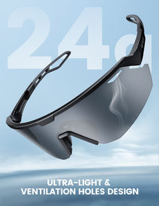 Lamicall BCPE02 サイクリングスポーツサングラス 男女兼用 TAC偏光レンズ 調整可能ノーズブリッジ UV400保護メガネ アウトドア - Product Image 4