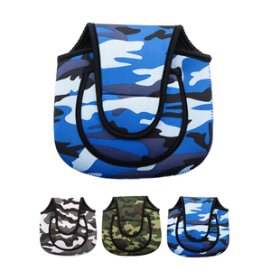 JK S <span class=keywords><strong>M</strong></span> L 3 Color Camouflage Durable Lure Schutz ausrüstung Abdeckung Spinning Angel rolle Tasche - Product Image 1