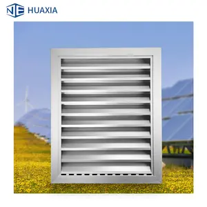 Rejilla de ventilación de aluminio, filtro de ventilación de aire, rejilla de ventilación, bloques de rejilla de ventilación para armario eléctrico al aire libre