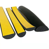 Bande d'étanchéité adhésive en mousse PVC double face haute dureté pour vitrage structurel, bande de scellement moderne pour murs rideaux, portes et fenêtres