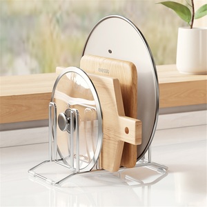 304 Stainless Steel Kitchen Towel Rack Double Tier Standing Waterproof Modern Countertop Storage <b>Shelf</b> - Product Image 1