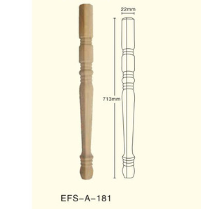 Balaustrera de madera imprimada, caja de madera, paleta de estilo liso Con Pedestal, escalera, poste, escaleras, <span class=keywords><strong>pilar</strong></span> de madera, superventas - Product Image 2