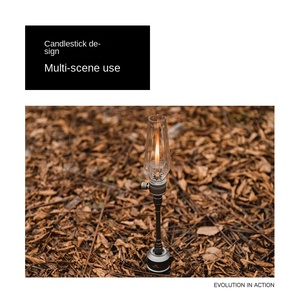 <span class=keywords><strong>Gaz</strong></span> de <span class=keywords><strong>camping</strong></span> ultra-longue endurance avec ampoule LED alimentée par batterie tente de camp en plein air atmosphère <span class=keywords><strong>lampe</strong></span> bougie à vapeur - Product Image 3