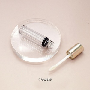 Round Shaped Lipgloss Tubes Customized Eye Liner Bottle <b>Mini</b> Jar Eyeliner Bottles Plastic Tube for Lipgloss - Product Image 1