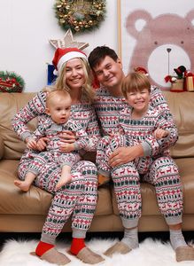 Pigiama natale famiglia abbinata capodanno padre madre bambini Look bambino Set di vestiti papà mamma e figlia figlio - Product Image 6