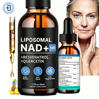 OEM Liposomales Nad + Plus 1000mg Nicotinamide Riboside Resveratrol Liposomal NAD Liquid Drops Supplement NAD Liquid