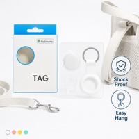 FINDTAG Traceur GPS anti-perte pour animaux, sans frais d'abonnement, compatible iOS, expédition DDP, étanche IP67, autonomie de plus de 20h