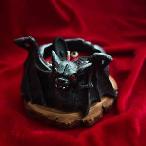 Halloween Horror Bloody Bat Aromatherapy Candle Creative Gift Wholesale Decoration Ornament Ornament Eyeball Tombstone Ornament - Product Image 4