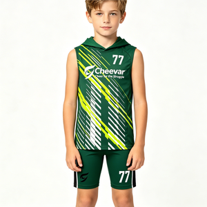 Maillots de football élastiques pour jeunes 7v7, maillots 5v5, uniformes de football 7 sur 7 - Product Image 1