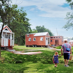 Promotion Petite <span class=keywords><strong>maison</strong></span> mobile préfabriquée de luxe sur roues Une bonne option pour le parc de caravanes/camping-cars - Product Image 3