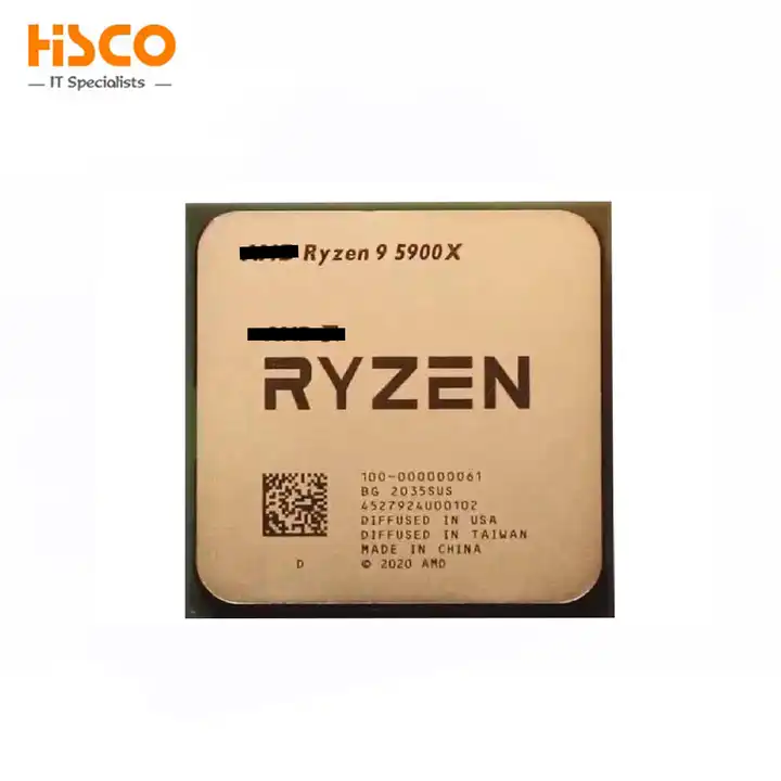 AMD Ryzen 9 5900X Desktop Processor (4.8GHz, 12 Cores, Socket AM4) Tray -  100-000000061 for sale online