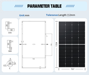 Tốt nhất bán 220wbc panel năng lượng mặt trời 215 Wát <span class=keywords><strong>Mono</strong></span> Monocrystalline PV module cho nhà - Product Image 4