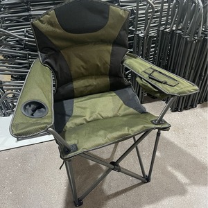 <span class=keywords><strong>Silla</strong></span> Plegable Acolchada Extra Grande de Tela Oxford, Cómoda, con Portavasos, Soporte Resistente, para Jardín y <span class=keywords><strong>Playa</strong></span>, para Adultos - Product Image 2