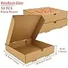 Caja de pizza octogonal de papel Kraft corrugado personalizado de alta calidad