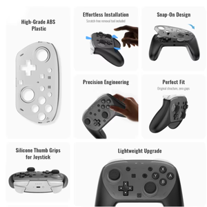 Set de <span class=keywords><strong>5</strong></span> Fundas de Cristal para Nintendo Switch 2, Carcasa Protectora Transparente de PC, Caja de Almacenamiento para Palancas de Control - Product Image 3
