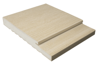 Cadre de porte de salle de bains en PVC moderne de 166.7mm Profilés en plastique bon marché Moulure de garniture à vendre