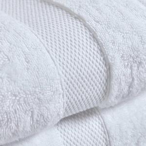 Serviettes de toilette blanches 100 % coton tissé, couleur unie, écologiques, durables, tailles personnalisables, logo en promotion - Product Image 3
