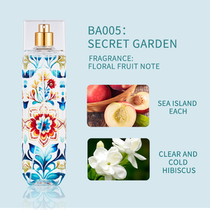 Colección <span class=keywords><strong>Secret</strong></span> Garden al por Mayor, <span class=keywords><strong>Perfume</strong></span> para Mujer de 250 ml con Notas Florales y Frutales Duraderas de Melocotón, Coco, Vainilla y Flor de Azahar - Product Image 1
