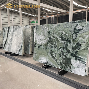 Marbre vert Raggio Verde du Brésil, marbre persan de luxe, marbre jade, comptoir, fond de comptoir, carrelage de sol - Product Image 1