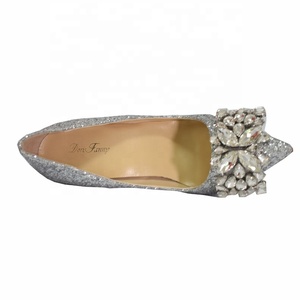 Chaussures à talons hauts sexy argentées sur mesure, nouvelle collection printemps-été-automne 2023, pour femmes, grandes tailles, chaussures de mariée, talons fins - Product Image 3