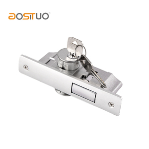 Serrure de porte KFC en aluminium de haute sécurité Double ouverture latérale profil de porte avant serrure de porte à mortaise cylindre rond serrure de porte en verre - Product Image 3
