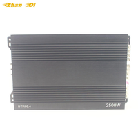 Amplifier Stereo Mobil 2500w Max Kualitas Profesional 12v Power Amp 4 Channel AB untuk Subwoofer Mobil