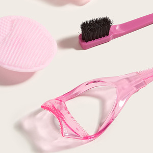 Ensemble d'outils de coiffure Playboy, brosse en plastique rose, peigne, boucleur, usage domestique, ensemble en une seule pièce - Product Image 4