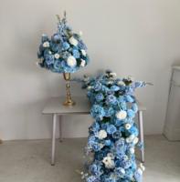 J-FB228 Vente en gros de boules de fleurs artificielles en soie, boules de fleurs roses, centres de table pour mariage, décorations de fête
