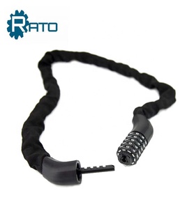 Candado de bicicleta Código de combinación de 5 dígitos Cadena de bicicleta <span class=keywords><strong>Cable</strong></span> de <span class=keywords><strong>100cm</strong></span> Candado de bicicleta - Product Image 3