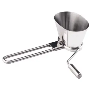 Stainless Steel Rotary Mint Mill Parsley Cutter Manual Vegetable Chopper Cutter