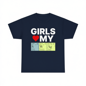 Camiseta de ciencia y química con diseño de meme divertido para chicas, camiseta promocional - Product Image 2