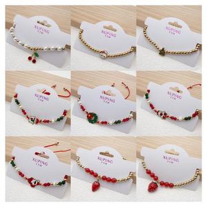 260130 <span class=keywords><strong>XUPING</strong></span> Bracciale con Perle di Cristallo Artificiale Placcato Oro 14K, Gioiello Regolabile in Acciaio Inossidabile per Donne e Ragazze, Idea Regalo - Product Image 4