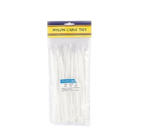 Attaches-câbles miniatures autobloquantes en nylon de 8 pouces, personnalisables en usine, blancs, noirs, rouges, jaunes, bleus, verts, en plastique - Product Image 4