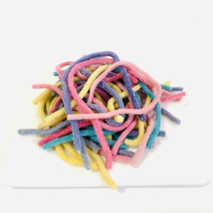 Dulces Halal al por Mayor, Dulces de Fideos Ácidos con Sabores Mixtos, Dulces de Regaliz, Deliciosos Dulces Halal Recubiertos de Azúcar con Arcoíris - Product Image 5