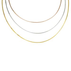 Dây Chuyền Ý Dệt Vàng Nguyên Khối 18K - Product Image 1