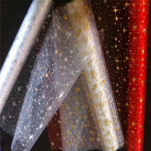 Vải Polyester Giáng Sinh Trong Mét Ba Lô Trang Trí Gói Quà Làm Váy Lụa Organza - Product Image 4