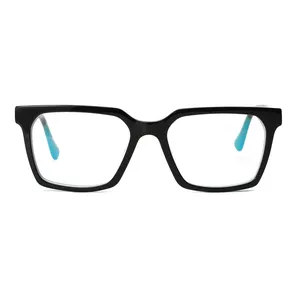 Wholesale Fashion Eyewear Glasses Acetate Optical Frame Over Size Eyeglasses Women Acetate Optic Frame Stock Eye Glasses Lunetes