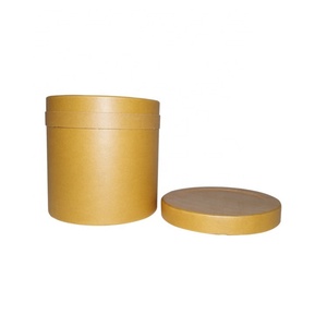 Conteneurs cylindriques en papier kraft écologiques de qualité alimentaire, faciles à éliminer, fabriqués en fibres de papier pleines. - Product Image 3
