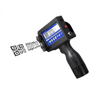 Imprimante jet d'encre portable 12,7 mm 600*600 dpi 40 ppm pour texte, codes <span class=keywords><strong>QR</strong></span>, codes-barres, étiquettes, numéros de lot, logos et dates - Product Image 1