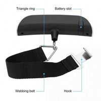 Balance électronique portable avec écran LCD numérique 110 lb/50 kg, pour peser les bagages, les valises, les sacs de voyage